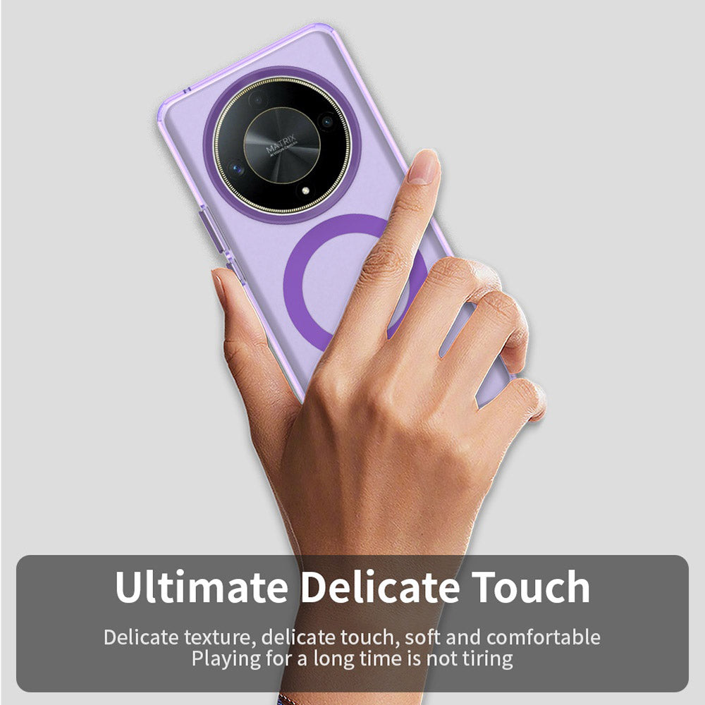 Coque MagSafe pour Honor Magic6 Lite, Techsuit, CandyCase, Violet