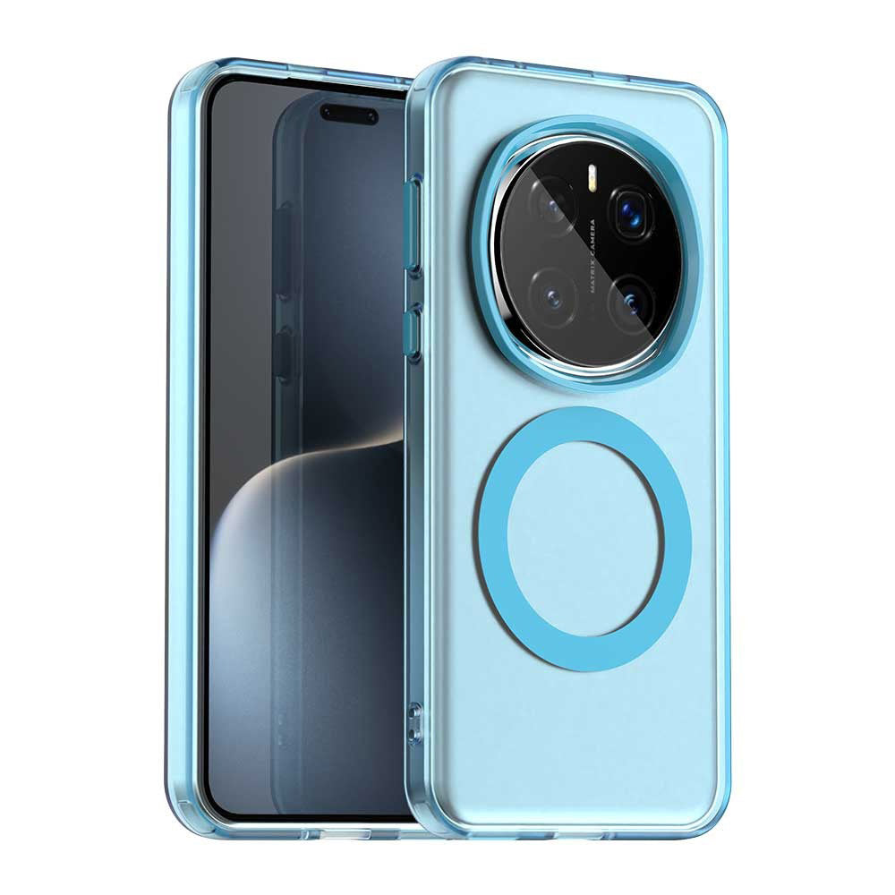 Coque MagSafe pour Honor Magic7 Pro, Techsuit, CandyCase, Bleue