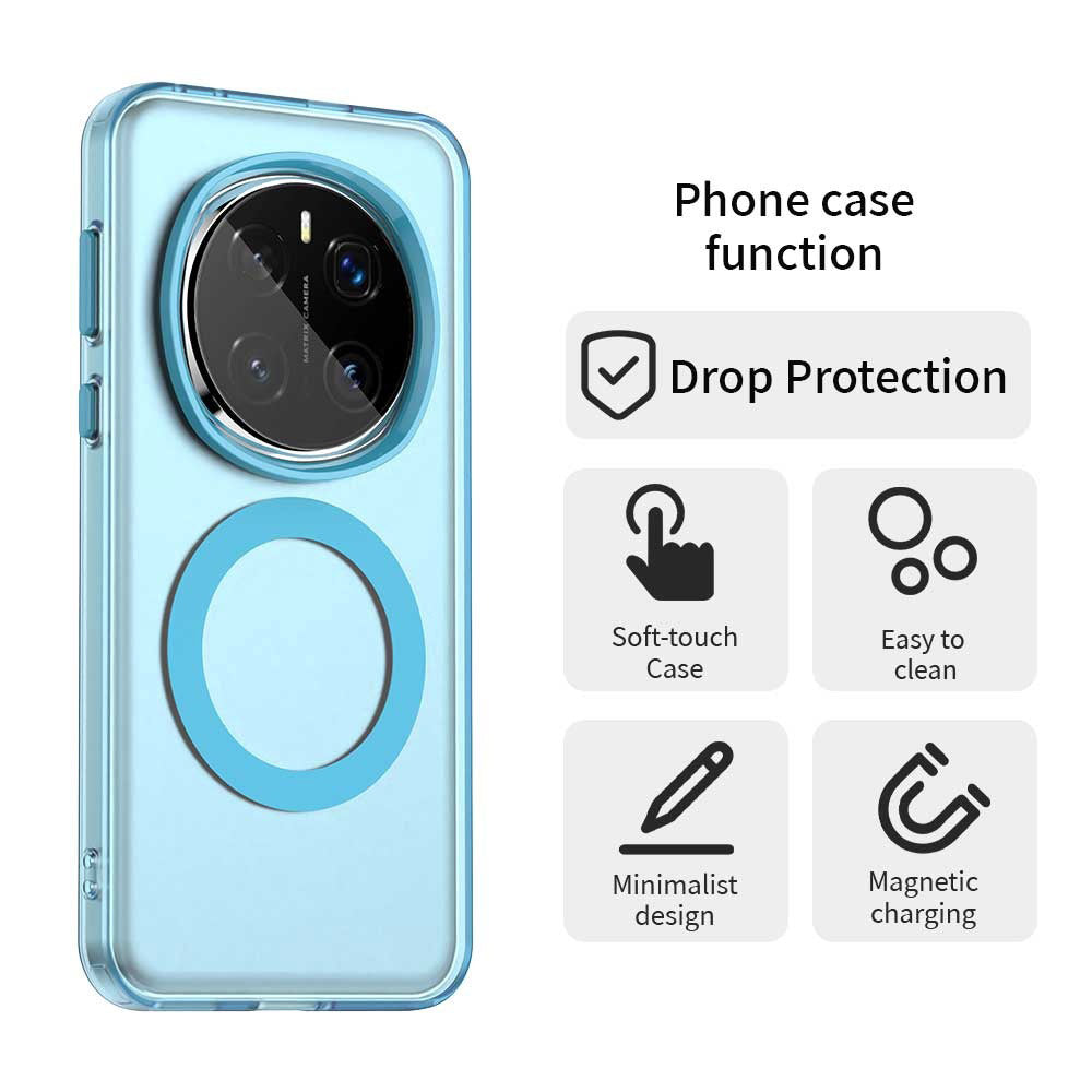 Coque MagSafe pour Honor Magic7 Pro, Techsuit, CandyCase, Bleue