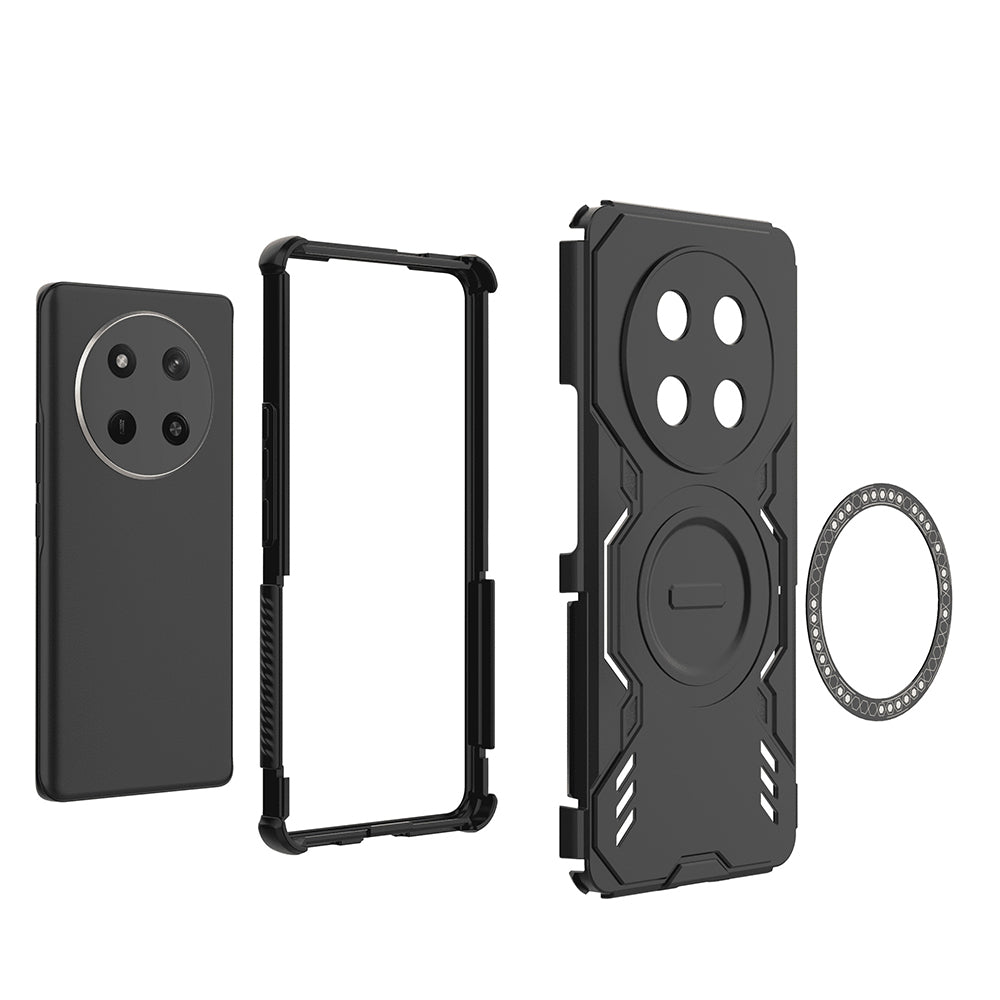 Coque MagSafe pour Honor X9c / Magic7 Lite, Techsuit, ArmorMag, Bleue