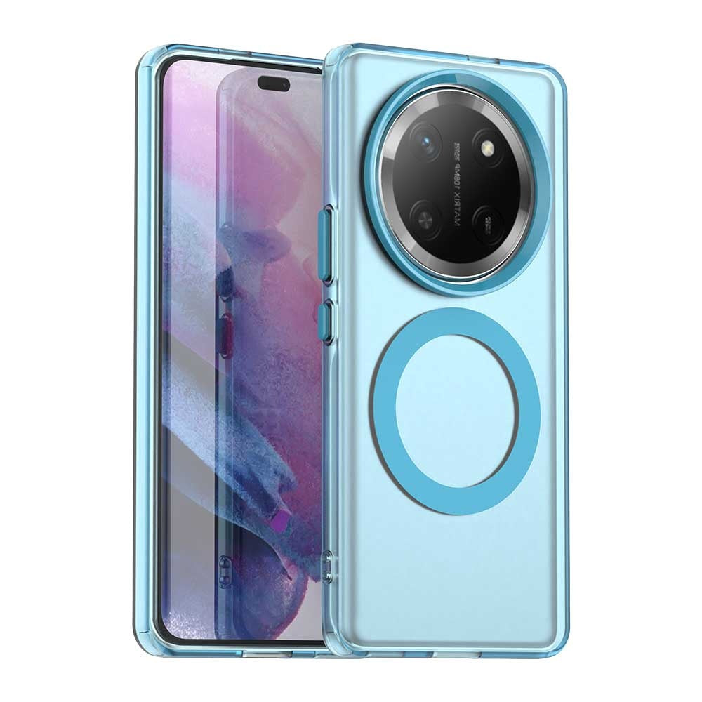 Coque MagSafe pour Honor X9c / Magic7 Lite, Techsuit, CandyCase, Bleue