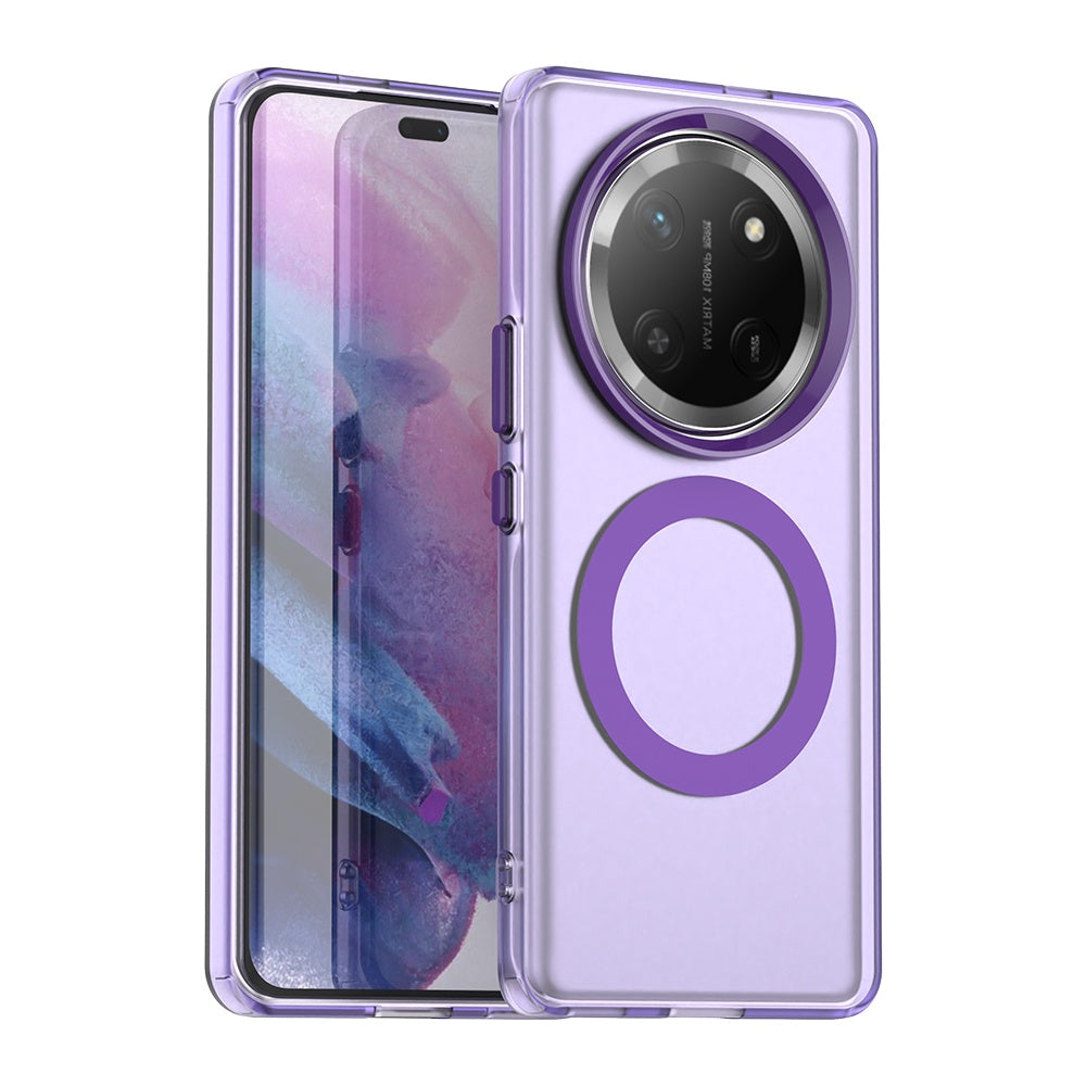 Coque MagSafe pour Honor X9c / Magic7 Lite, Techsuit, CandyCase, Violet