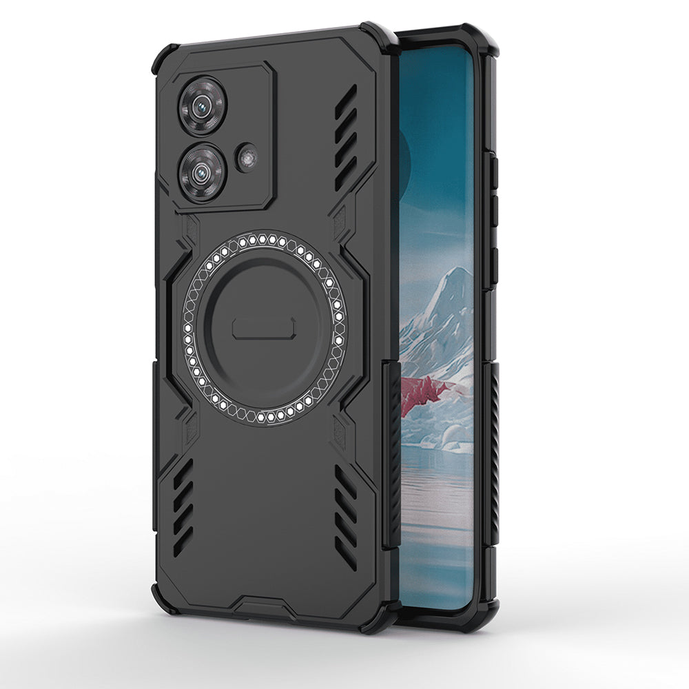 Coque MagSafe pour Motorola Edge 40 Neo, Techsuit, ArmorMag, Noire