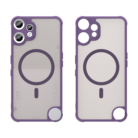 Coque MagSafe pour Nothing CMF Phone 2 Pro, Techsuit, HaloFrost II, Violet