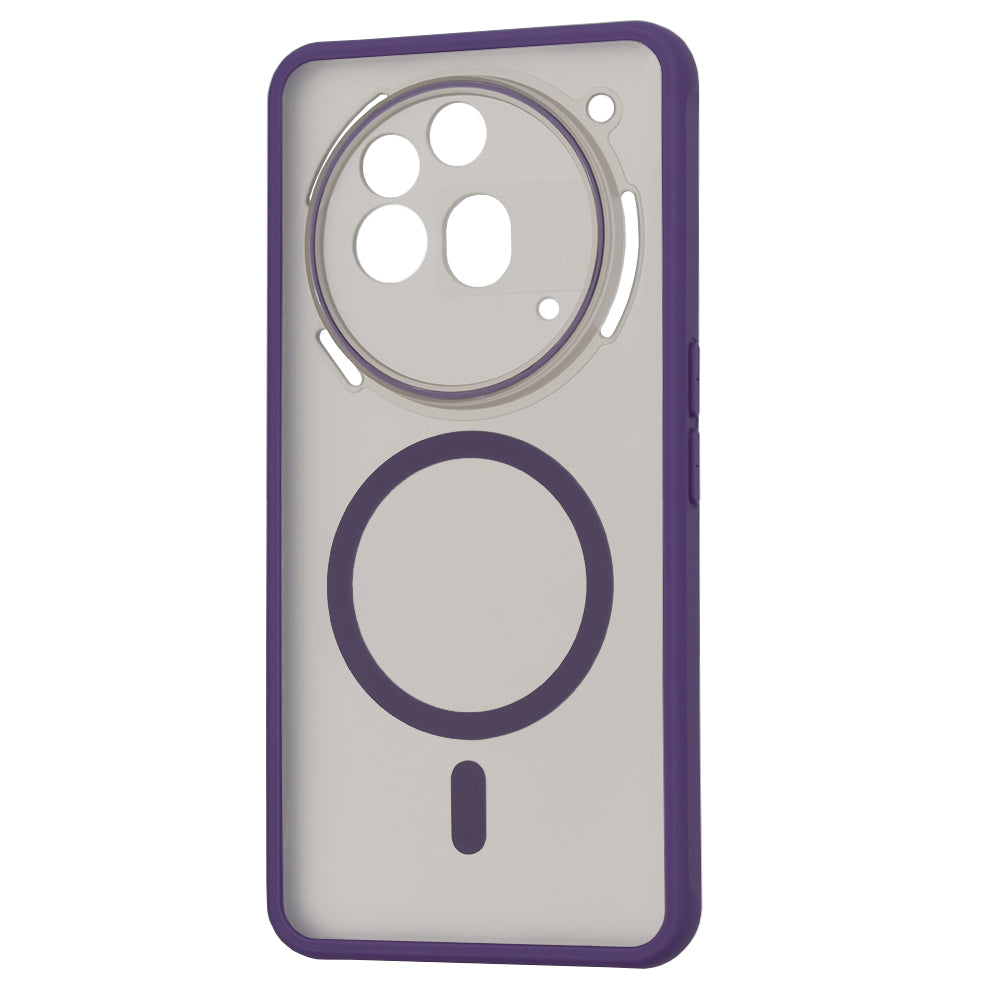 Coque MagSafe pour Nothing Phone (3a) Pro, Techsuit, HaloFrost, Violet Foncé