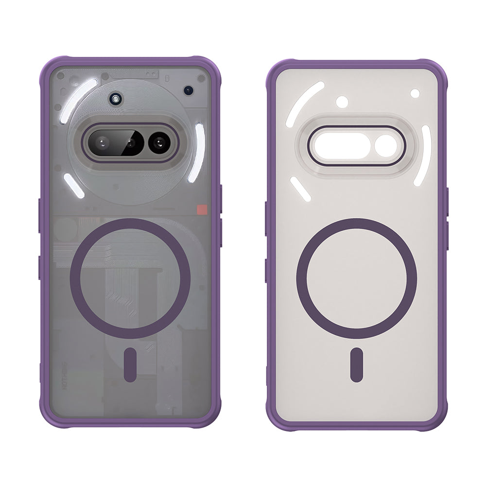 Coque MagSafe pour Nothing Phone (3a), Techsuit, HaloFrost II, Violet