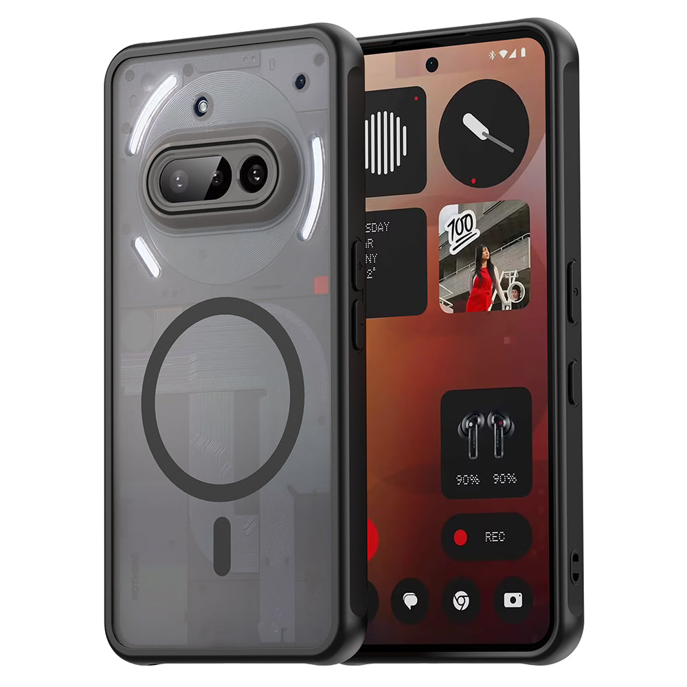 Coque MagSafe pour Nothing Phone (3a), Techsuit, HaloFrost II, Noire