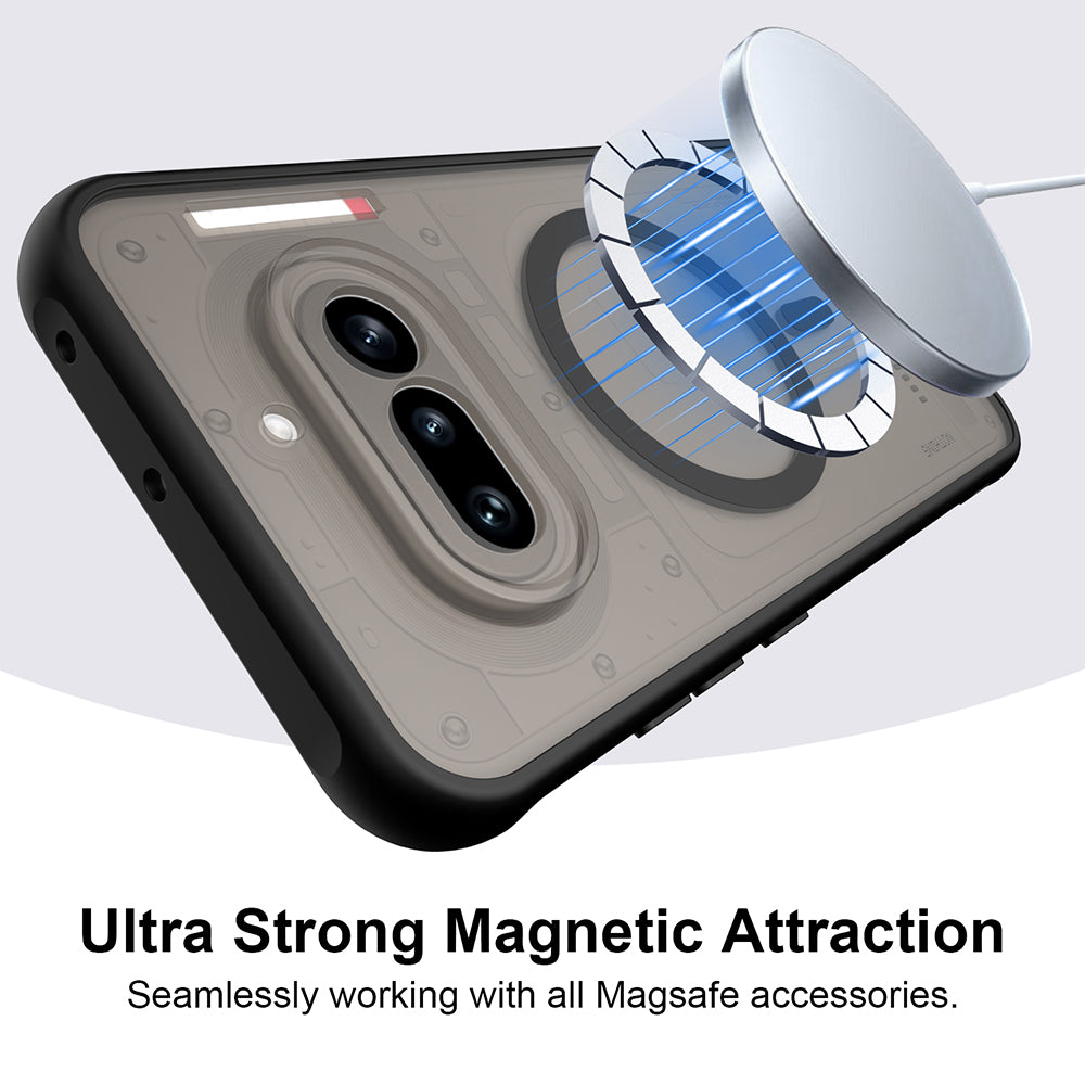 Étui MagSafe pour Nothing Phone (4a), Techsuit, HaloFrost II, Noir