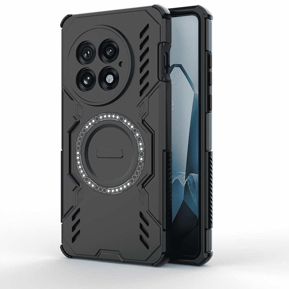 Coque MagSafe pour OnePlus 13, Techsuit, ArmorMag, Noire