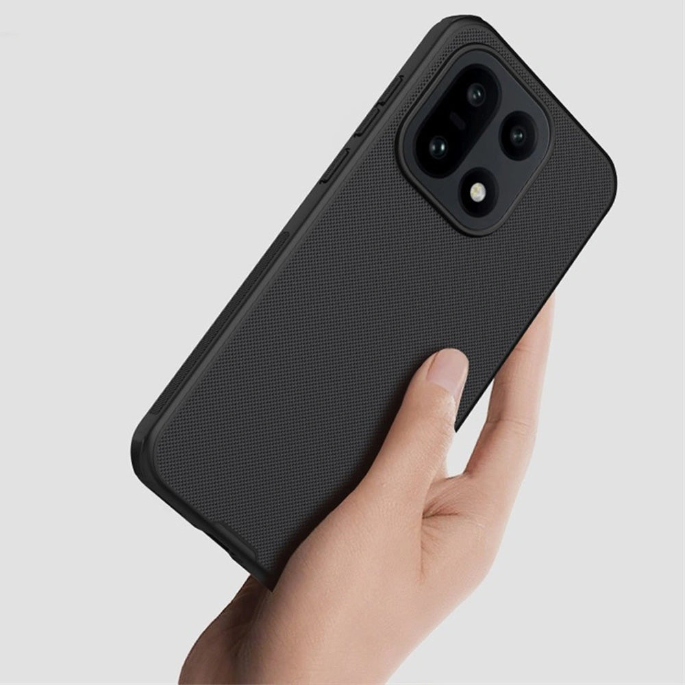 Coque MagSafe pour OnePlus 15, Nillkin, Super Shield Pro, Noir Satiné