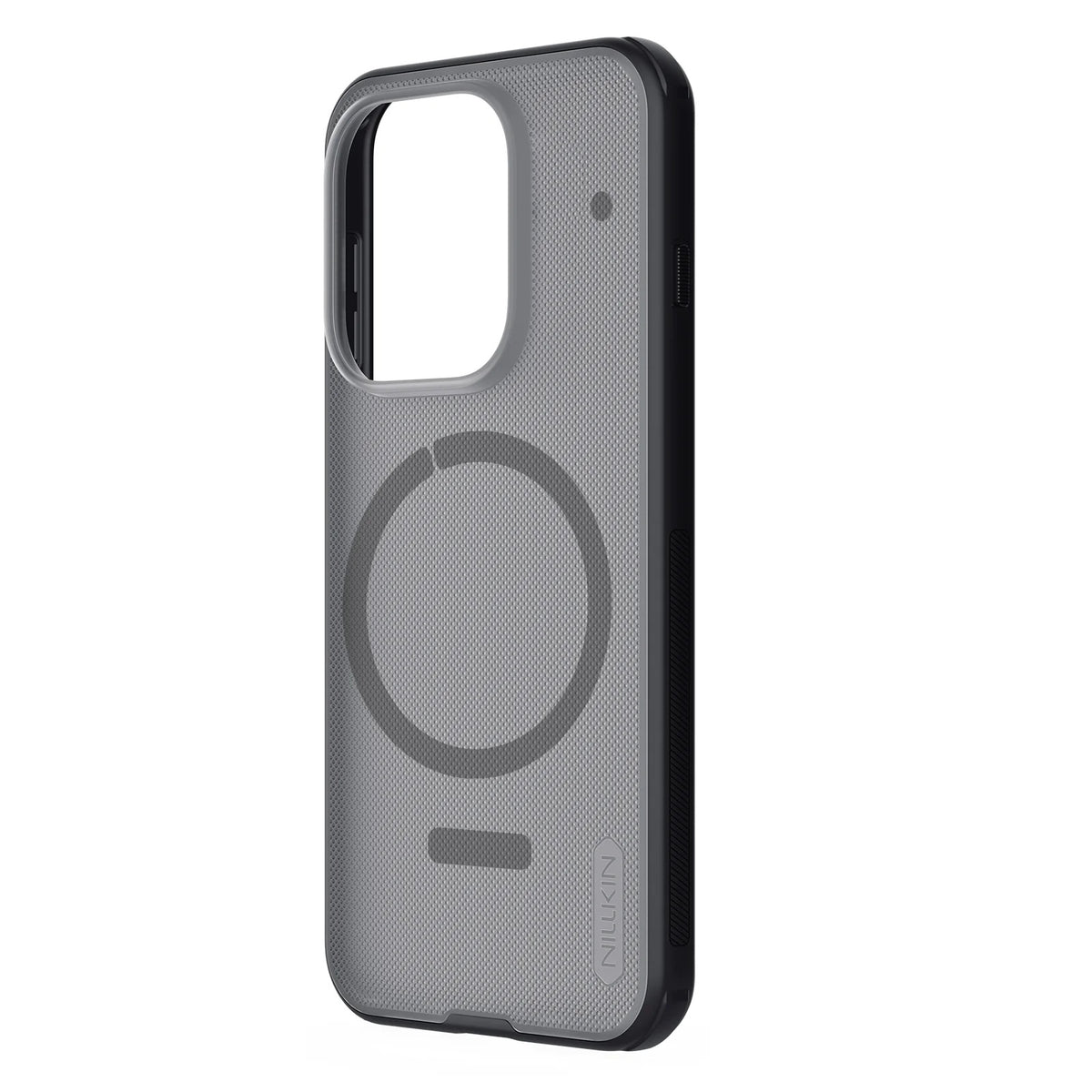 Coque MagSafe pour OnePlus 15, Nillkin, Super Shield Pro, Noire Transparente Satinée