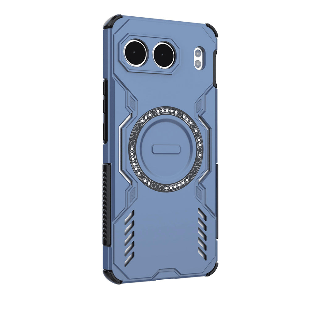 Coque MagSafe pour OnePlus Nord 4, Techsuit, ArmorMag, Bleue