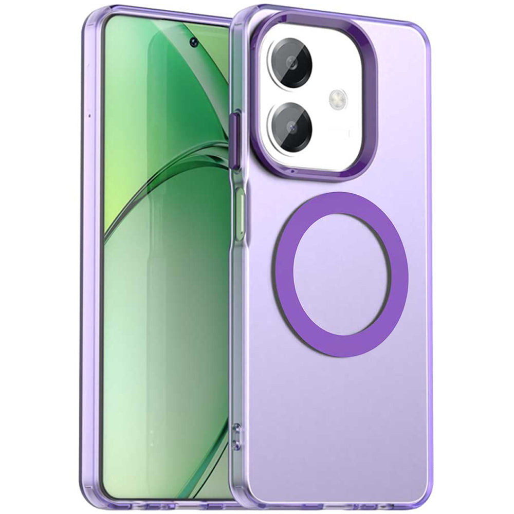 Coque MagSafe pour Oppo A3 4G / A3 5G, Techsuit, CandyCase, Violet