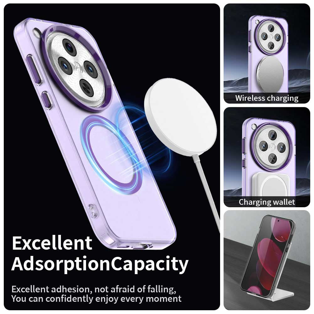 Coque MagSafe pour Oppo Find X8 Pro, Techsuit, CandyCase, Violet