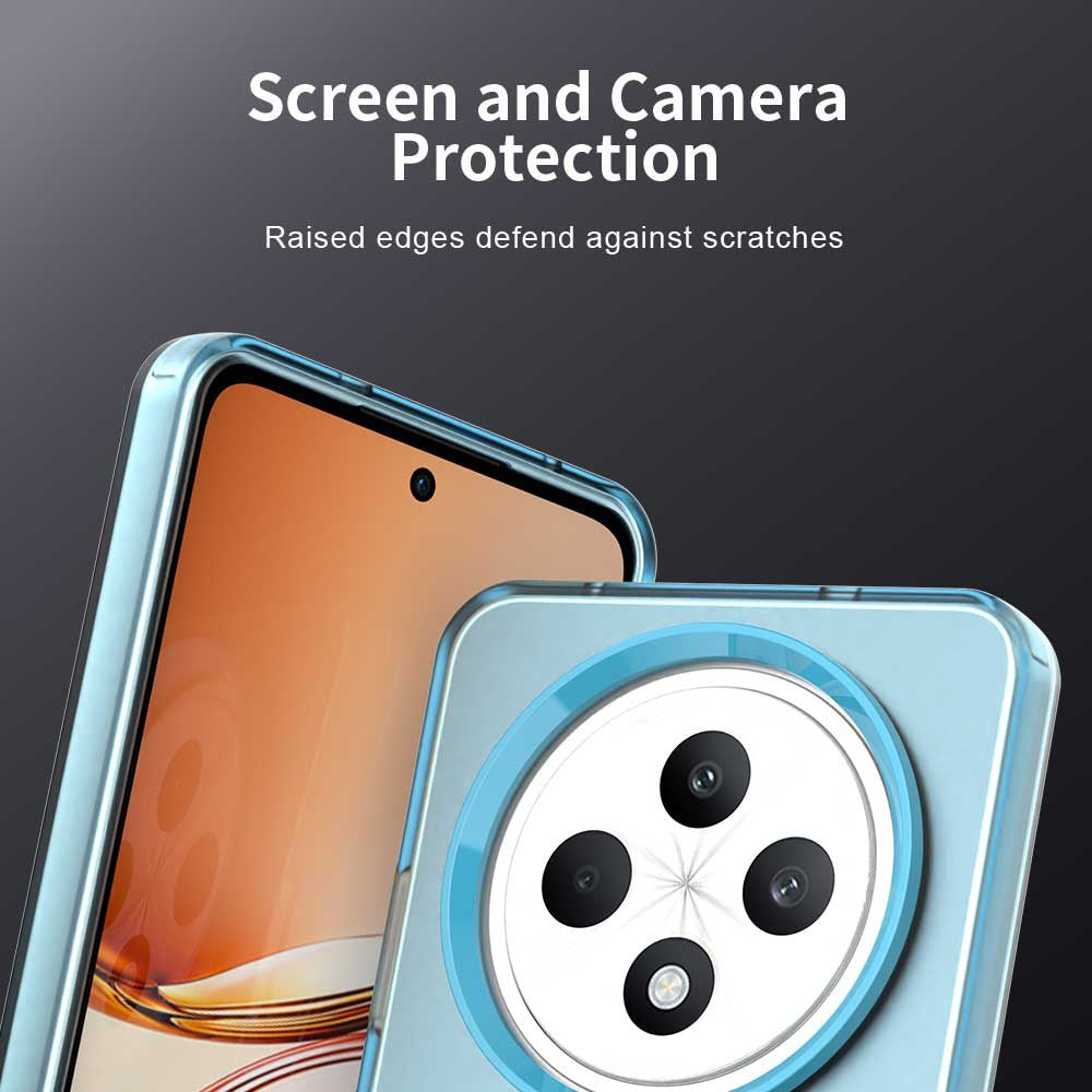 Coque MagSafe pour Oppo Reno12 FS 5G / Reno12 FS 4G / Reno12 F 4G / Reno12 F, Techsuit, CandyCase, Bleue