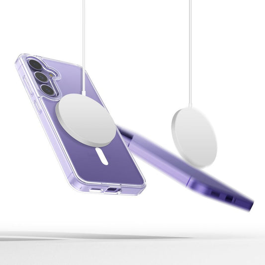 Coque MagSafe pour Samsung Galaxy A36 A366, Tech-Protect, Flexair Hybrid, Transparente