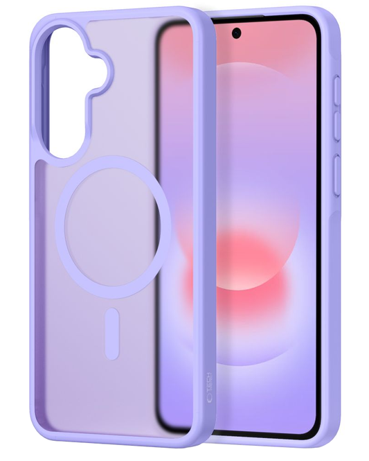 Coque MagSafe pour Samsung Galaxy A37 5G / A56 A566 / A36 A366, Tech-Protect, Magmat, Violet Mat