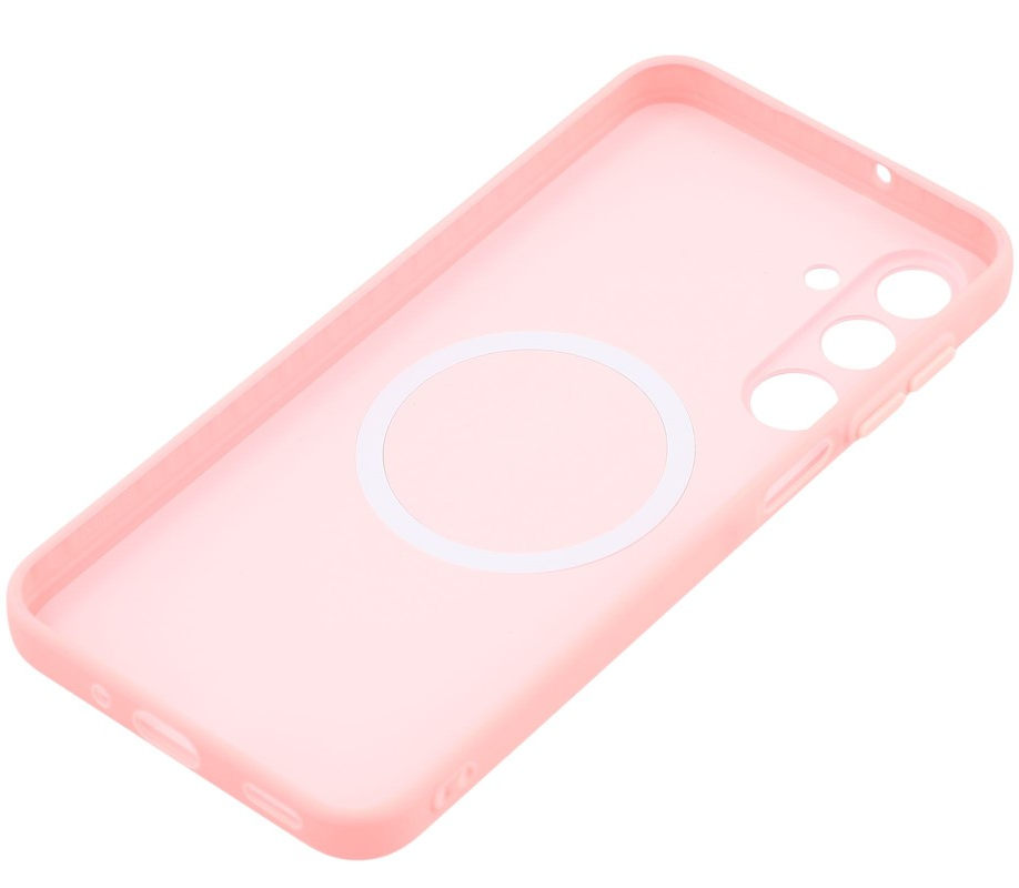 Coque MagSafe pour Samsung Galaxy S26 Ultra S948, OEM, Astronaute Cartoon, Rose