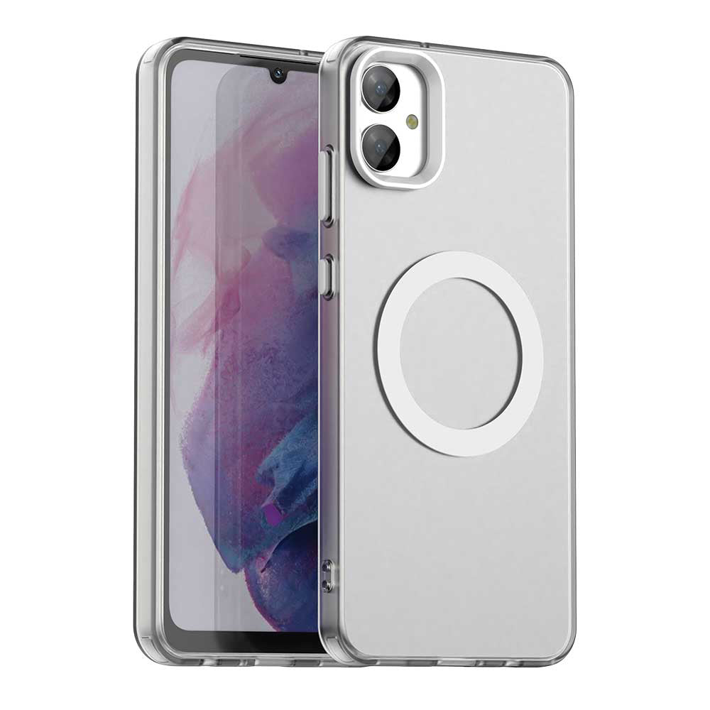 Coque MagSafe pour Samsung Galaxy A05 A055, Techsuit, CandyCase, Blanche
