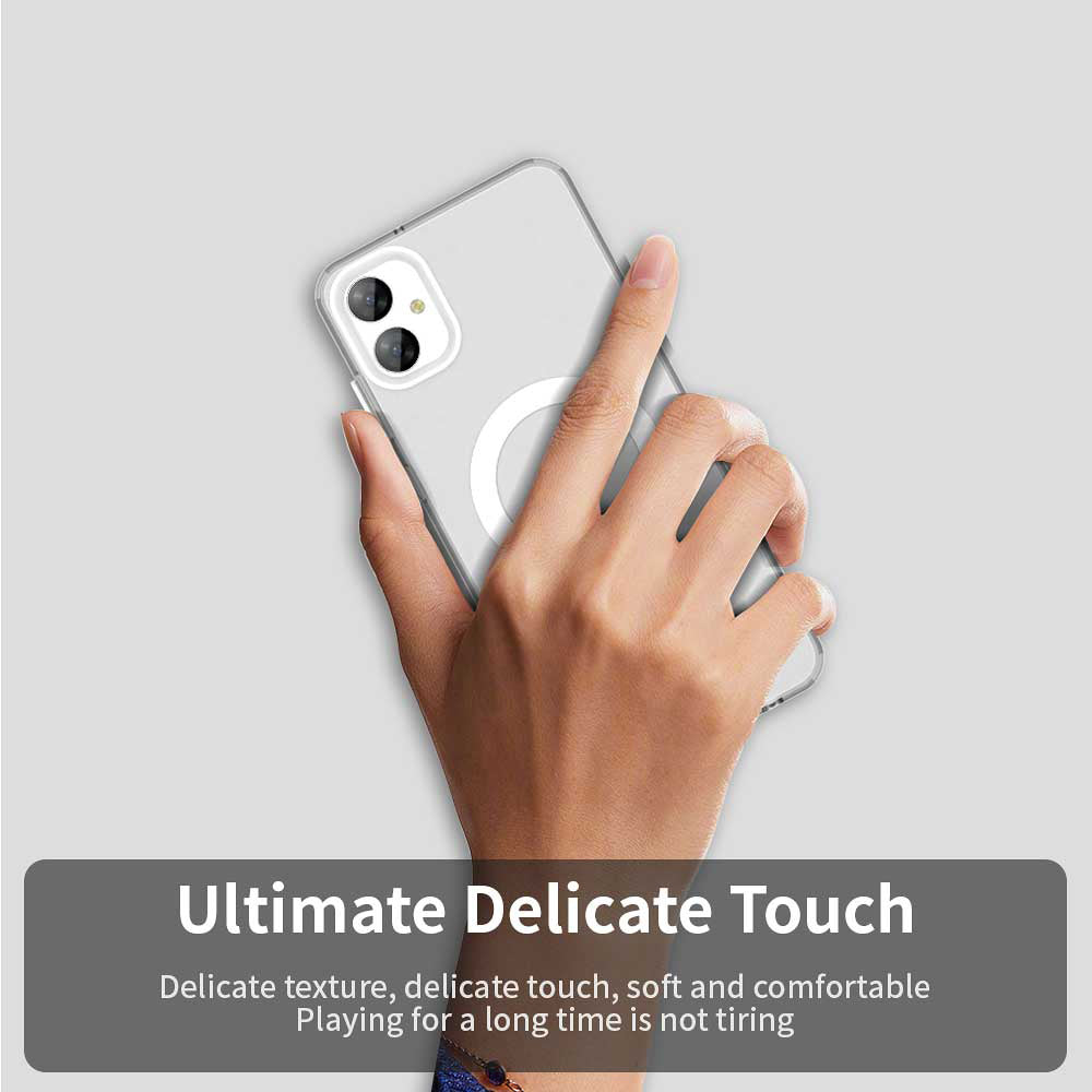 Coque MagSafe pour Samsung Galaxy A05 A055, Techsuit, CandyCase, Blanche