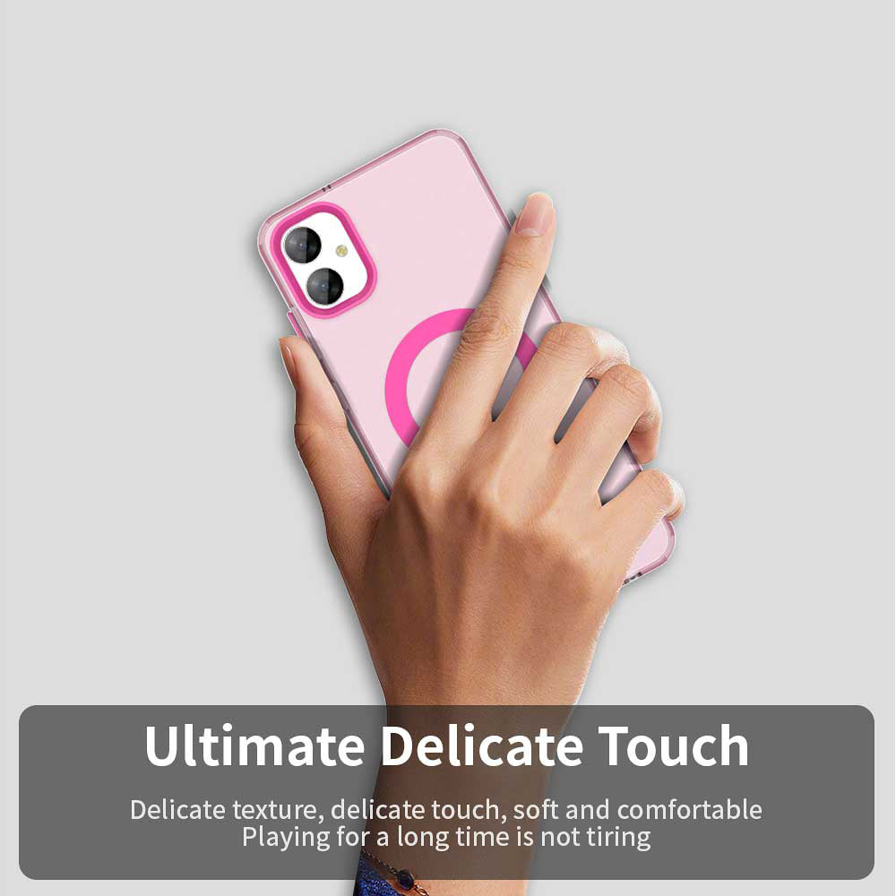 Coque MagSafe pour Samsung Galaxy A05 A055, Techsuit, CandyCase, Rose