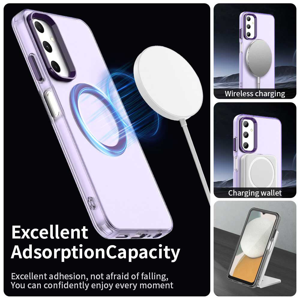 Coque MagSafe pour Samsung Galaxy A05s A057, Techsuit, CandyCase, Violet