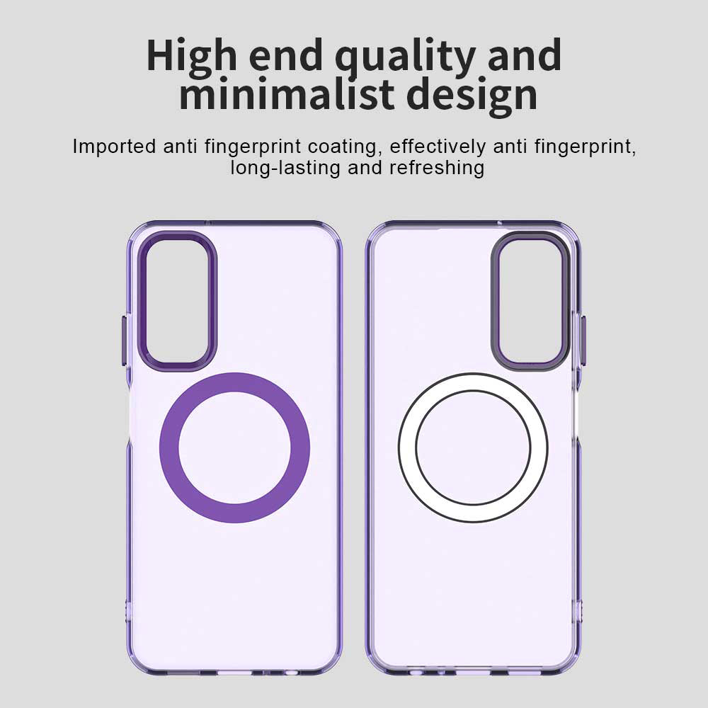 Coque MagSafe pour Samsung Galaxy A05s A057, Techsuit, CandyCase, Violet