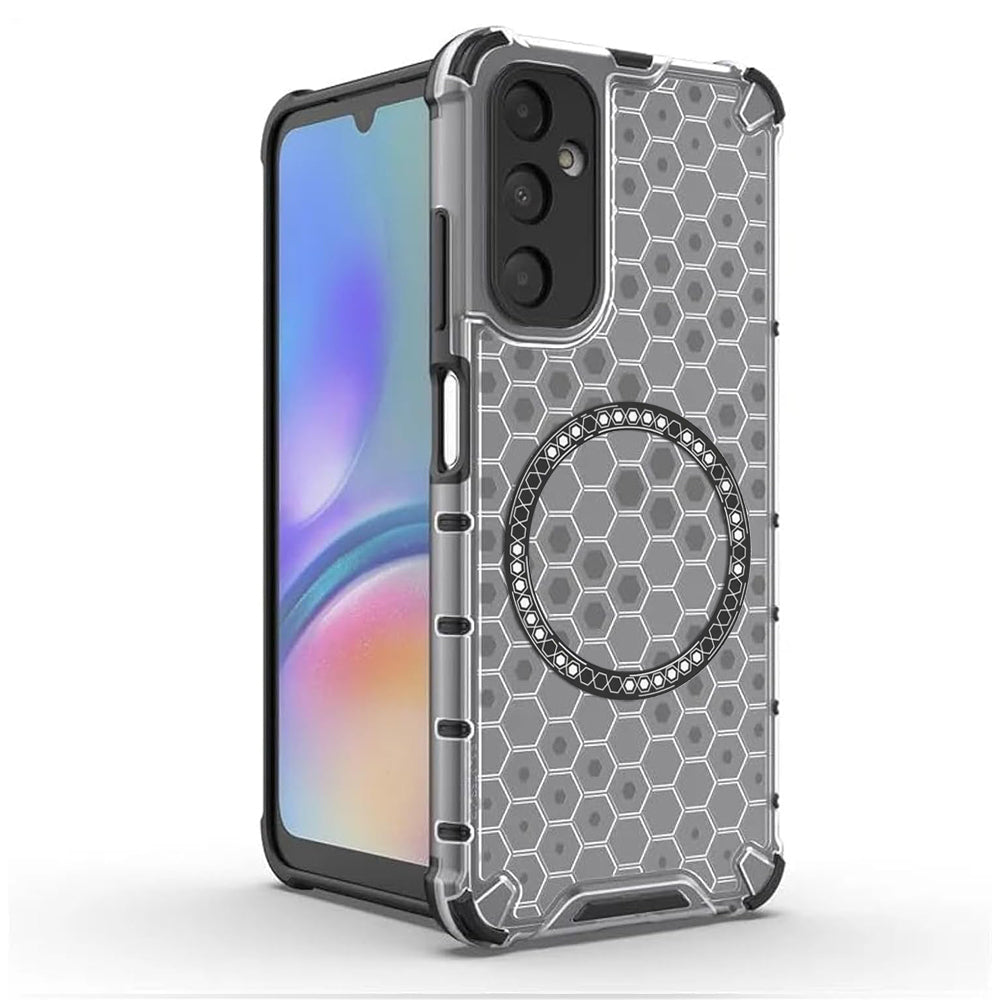 Coque MagSafe pour Samsung Galaxy A05s A057, Techsuit, HoneyComb Shield, Blanche