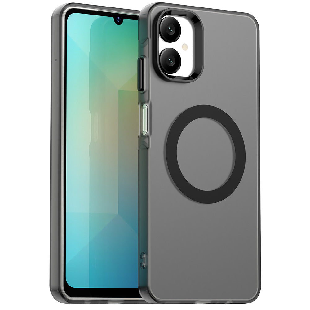 Coque MagSafe pour Samsung Galaxy A06 A065, Techsuit, CandyCase, Noire