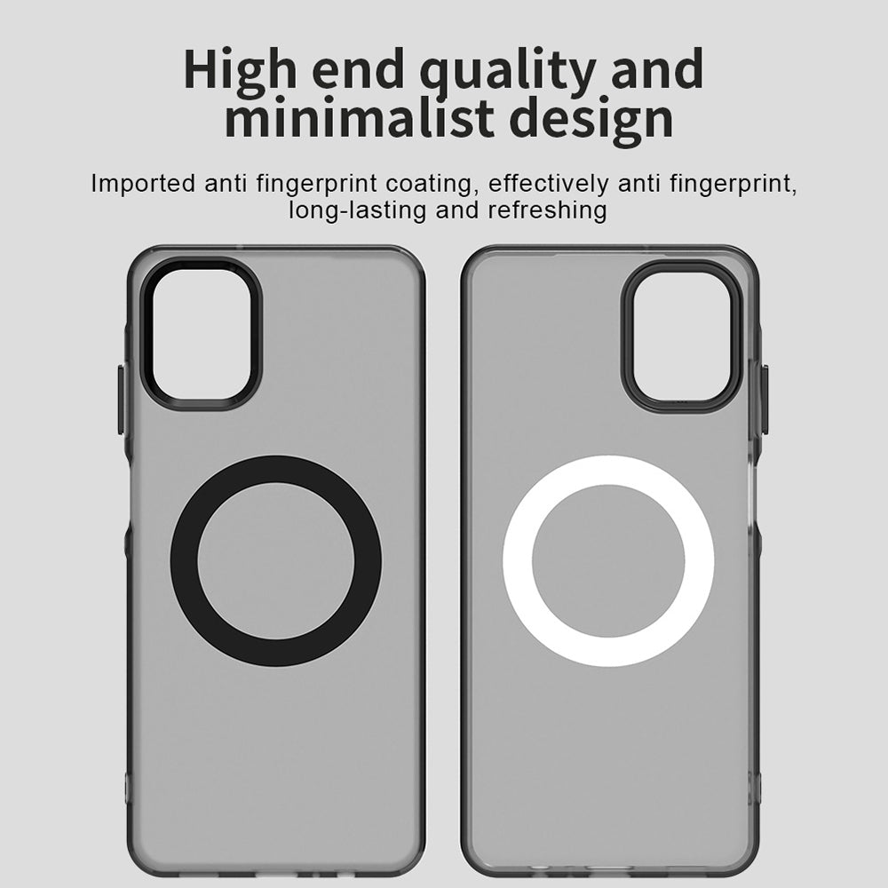 Coque MagSafe pour Samsung Galaxy A06 A065, Techsuit, CandyCase, Noire