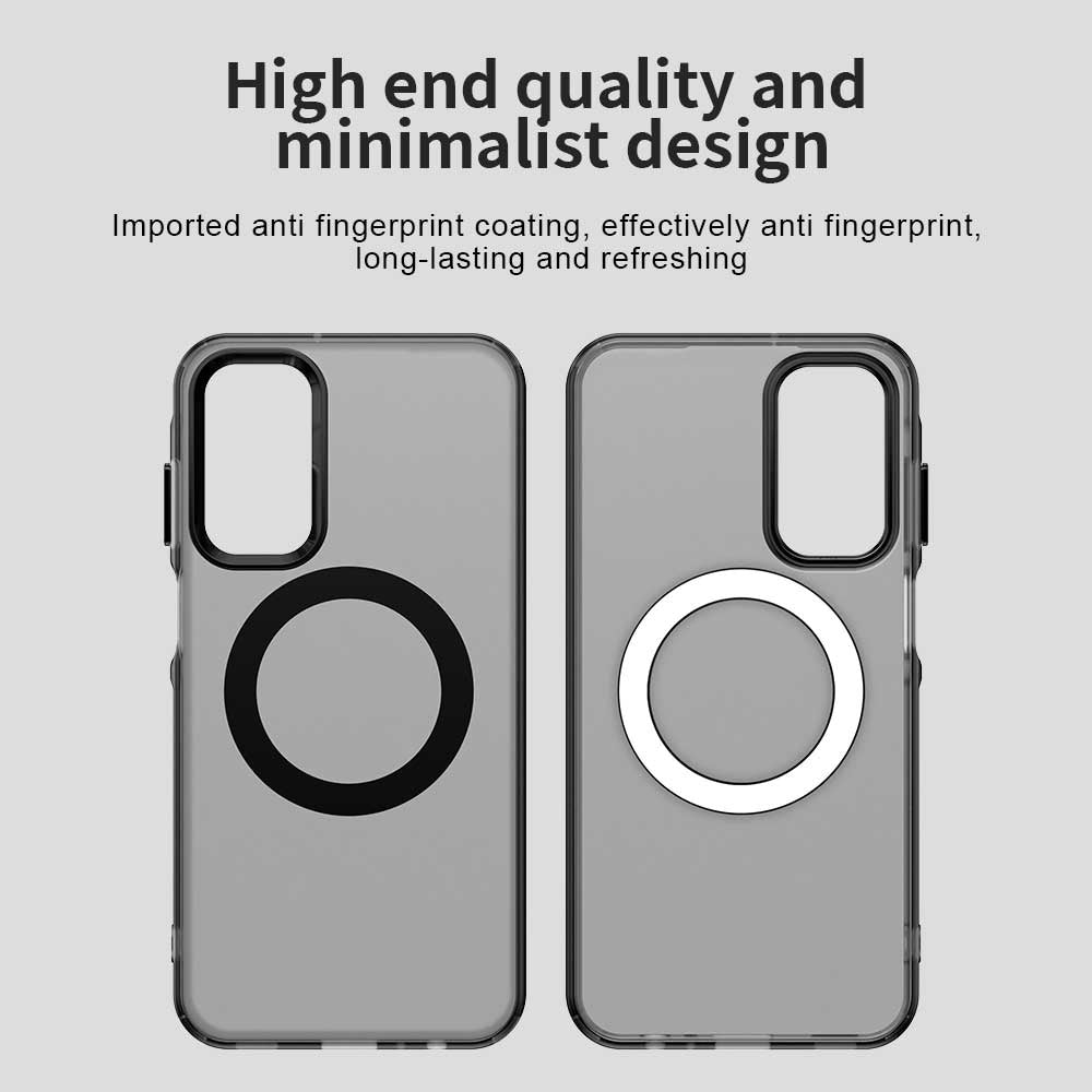 Coque MagSafe pour Samsung Galaxy A15 5G A156 / A15 A155, Techsuit, CandyCase, Noire