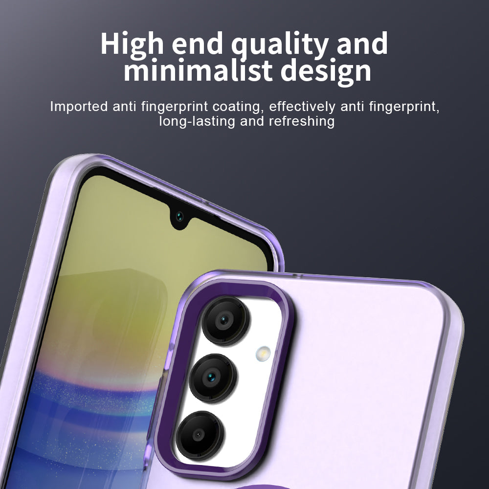 Coque MagSafe pour Samsung Galaxy A16 5G A166 / A16 4G A165, Techsuit, CandyCase, Violet