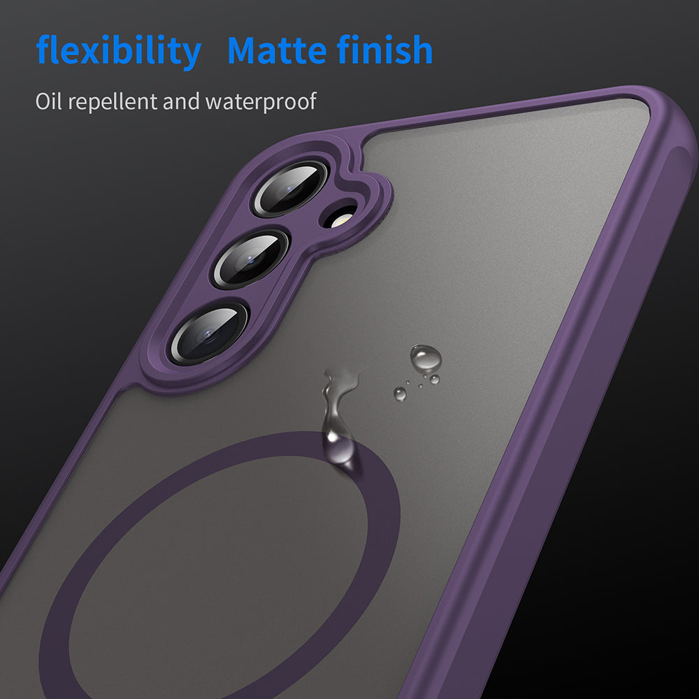 Coque MagSafe pour Samsung Galaxy A16 5G A166 / A16 4G A165, Techsuit, HaloFrost II, Violet