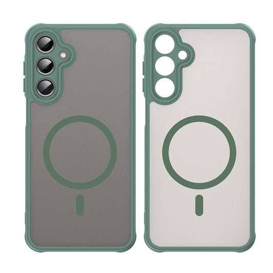 Coque MagSafe pour Samsung Galaxy A16 5G A166 / A16 4G A165, Techsuit, HaloFrost II, Vert