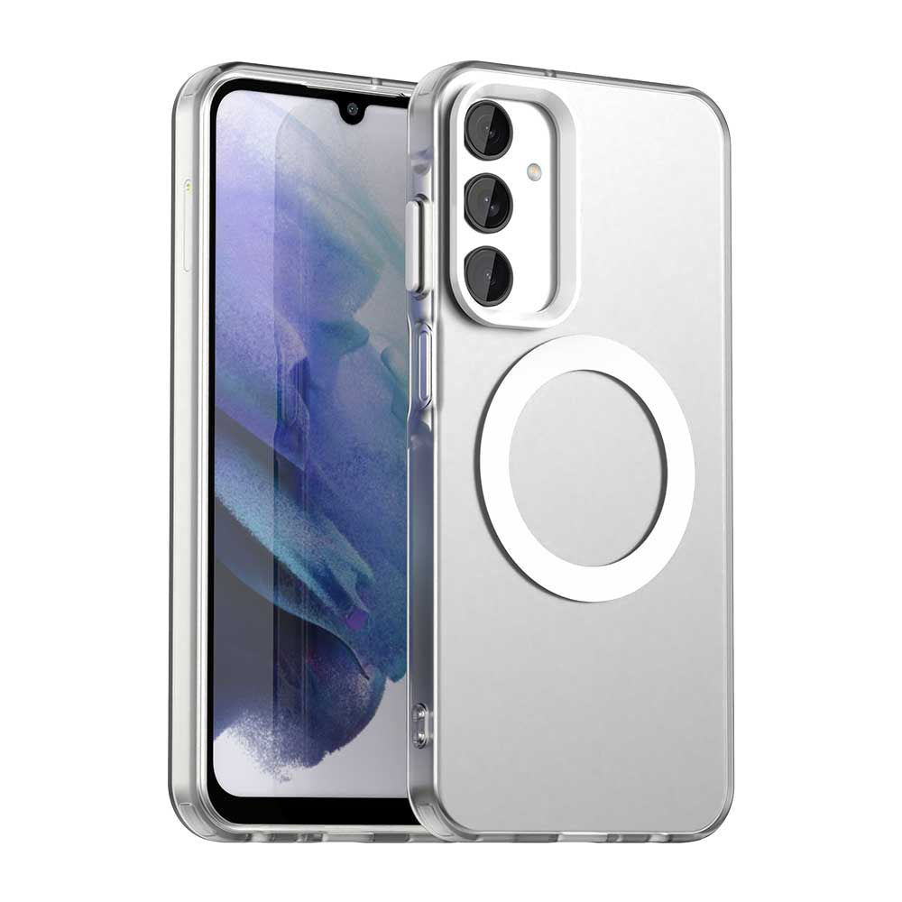 Coque MagSafe pour Samsung Galaxy A25 A256, Techsuit, CandyCase, Blanche