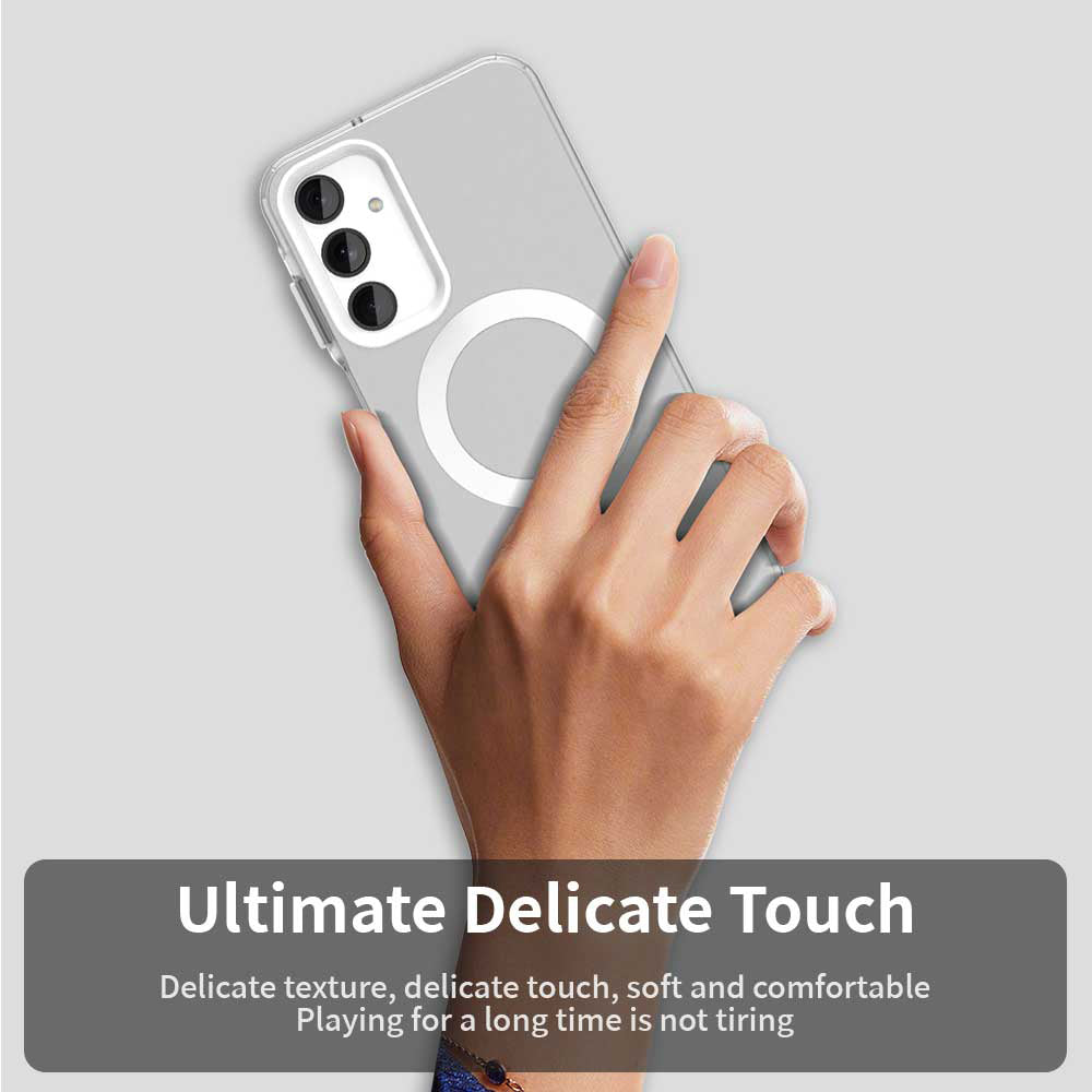 Coque MagSafe pour Samsung Galaxy A25 A256, Techsuit, CandyCase, Blanche