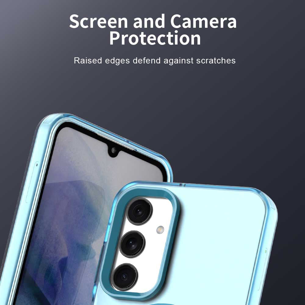 Coque MagSafe pour Samsung Galaxy A25 A256, Techsuit, CandyCase, Bleue