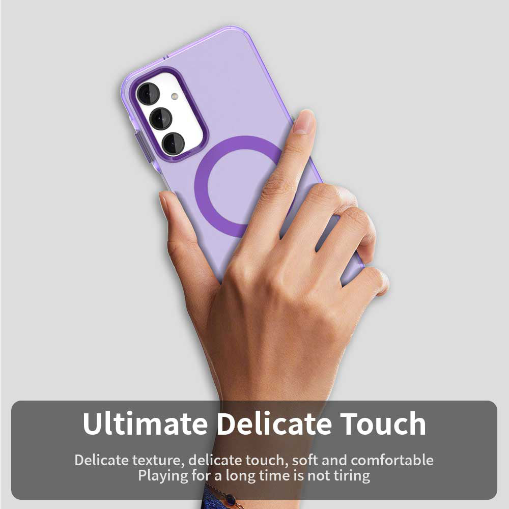 Coque MagSafe pour Samsung Galaxy A25 A256, Techsuit, CandyCase, Violet