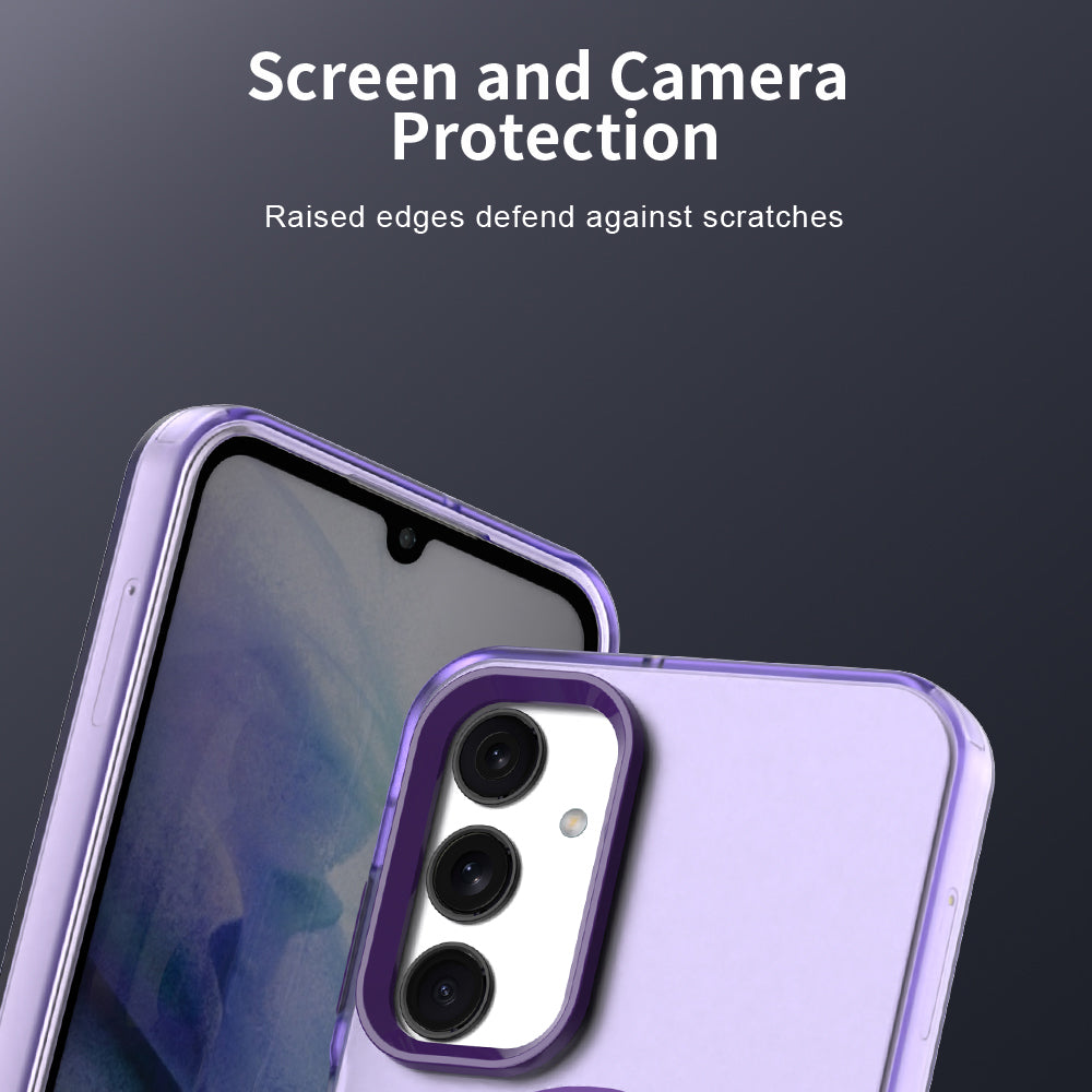 Coque MagSafe pour Samsung Galaxy A25 A256, Techsuit, CandyCase, Violet