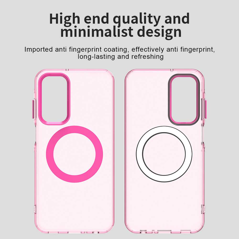 Coque MagSafe pour Samsung Galaxy A25 A256, Techsuit, CandyCase, Rose