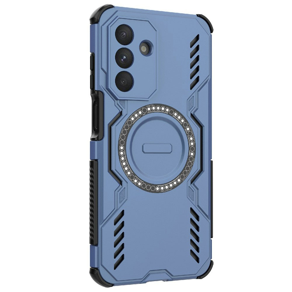 Coque MagSafe pour Samsung Galaxy A26 A266, Techsuit, ArmorMag, Bleue