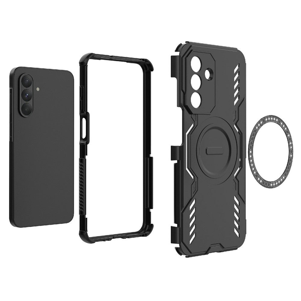Coque MagSafe pour Samsung Galaxy A26 A266, Techsuit, ArmorMag, Noire