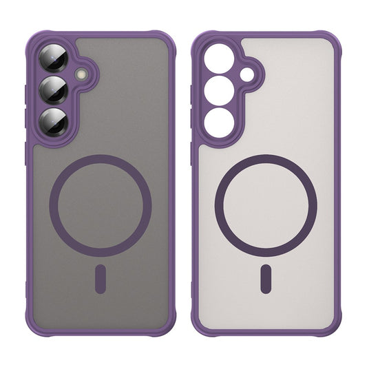 Coque MagSafe pour Samsung Galaxy A27 5G, Techsuit, HaloFrost II, Violet