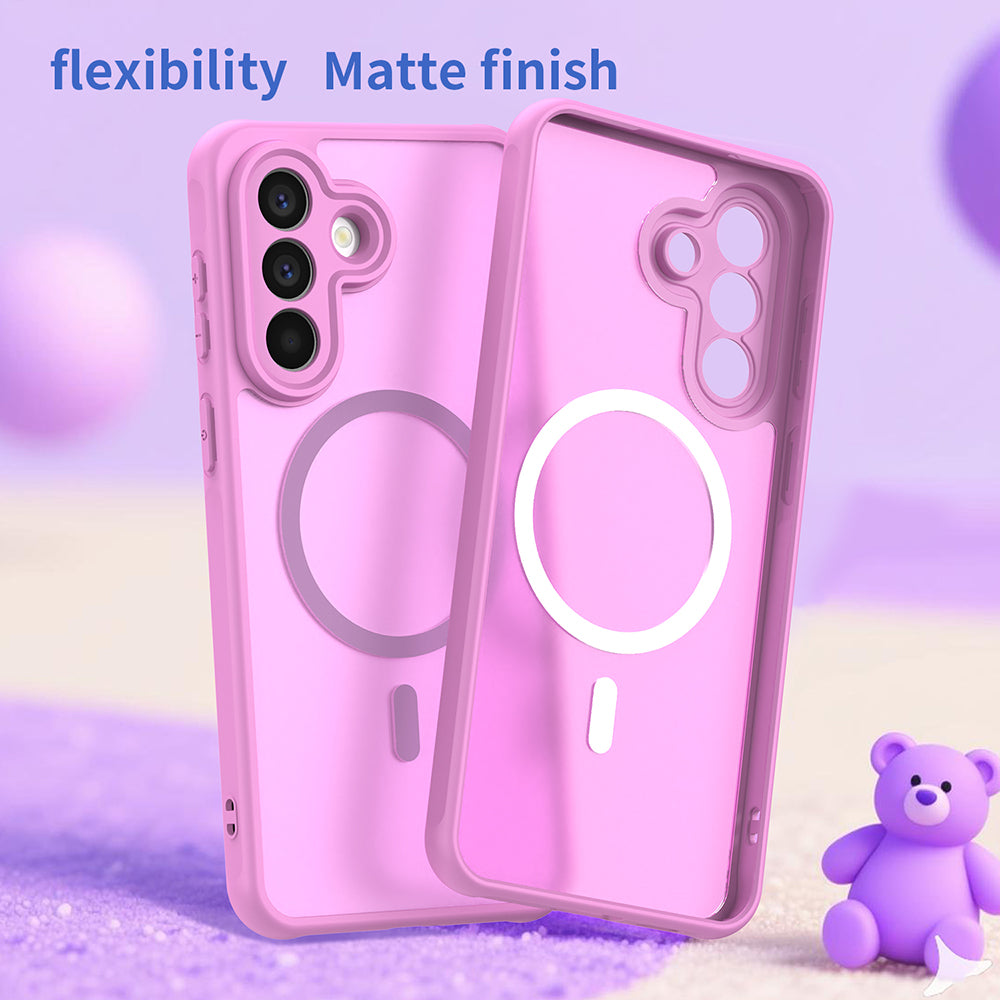 Coque MagSafe pour Samsung Galaxy A27 5G, Techsuit, HaloFrost II, Rose
