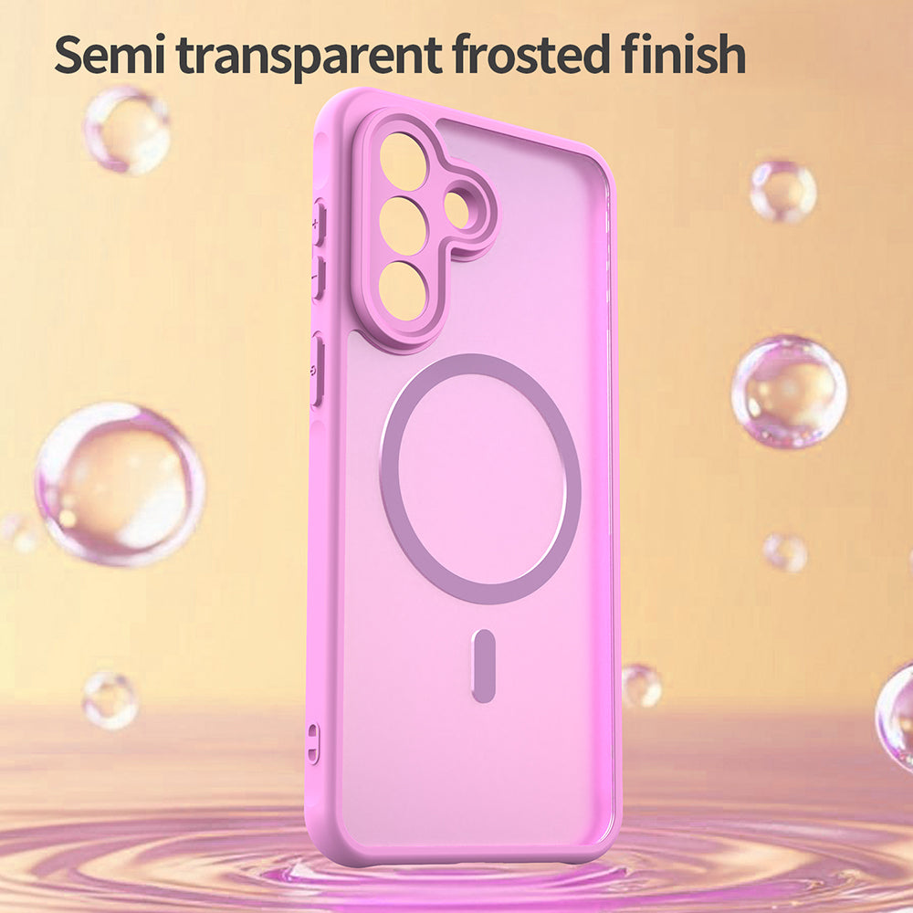 Coque MagSafe pour Samsung Galaxy A27 5G, Techsuit, HaloFrost II, Rose