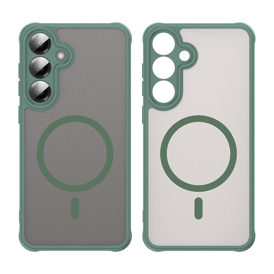 Coque MagSafe pour Samsung Galaxy A27 5G, Techsuit, HaloFrost II, Vert