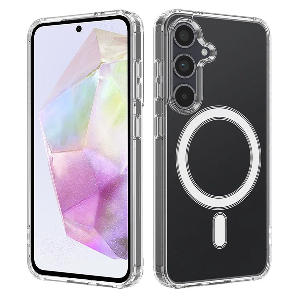 Coque MagSafe pour Samsung Galaxy A35 5G A356, Techsuit, Pro, Transparente