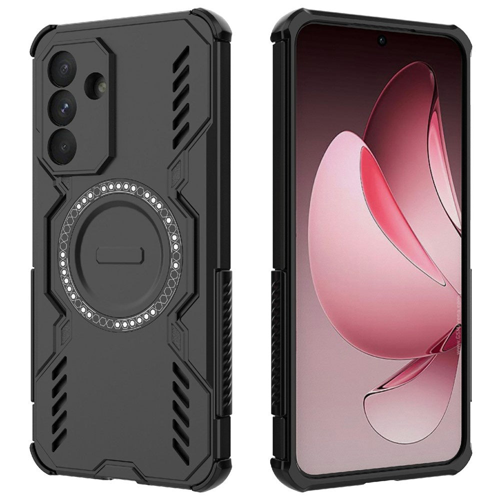 Coque MagSafe pour Samsung Galaxy A36 A366, Techsuit, ArmorMag, Noire