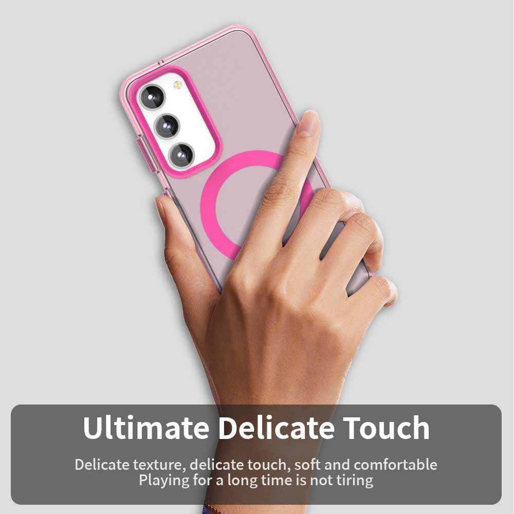 Coque MagSafe pour Samsung Galaxy S23+ S916, Techsuit, CandyCase, Rose