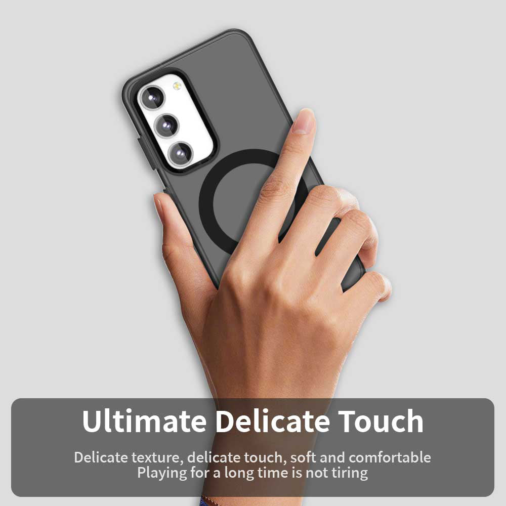Coque MagSafe pour Samsung Galaxy S23 S911, Techsuit, CandyCase, Noire